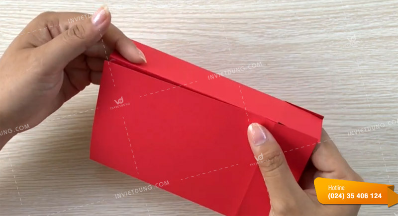 Hướng dẫn cách gấp bao lì xì gieo quẻ đơn giản