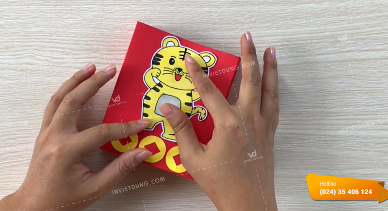 Hướng dẫn cách gấp bao lì xì gieo quẻ đơn giản