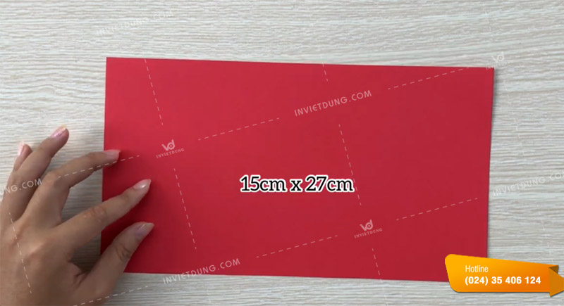 Hướng dẫn cách gấp bao lì xì gieo quẻ đơn giản
