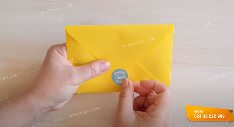 Cách gấp phong bì đơn giản, độc đáo
