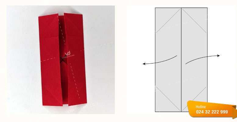 Hướng dẫn tự cách gấp hộp Origami đựng bánh trung thu đơn giản