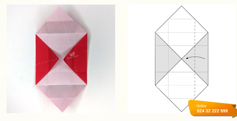 Hướng dẫn tự cách gấp hộp Origami đựng bánh trung thu đơn giản