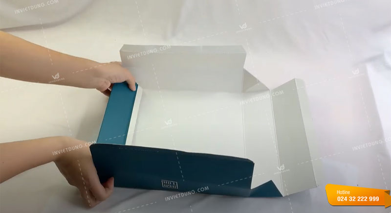 Hướng dẫn các bước gấp, xếp hộp bánh trung thu 4 bánh tại nhà