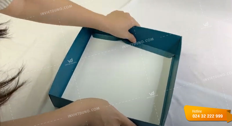 Hướng dẫn các bước gấp, xếp hộp bánh trung thu 4 bánh tại nhà