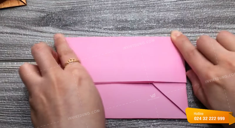 Cách làm phong bì thư bằng giấy A4 không cần keo