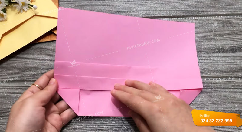 Cách làm phong bì thư bằng giấy A4 không cần keo