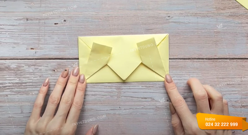 Cách gấp phong bì kiểu Nhật đơn giản để đựng thiệp mời, card