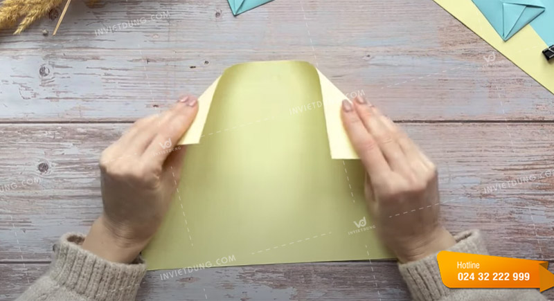 Cách gấp phong bì kiểu Nhật đơn giản để đựng thiệp mời, card