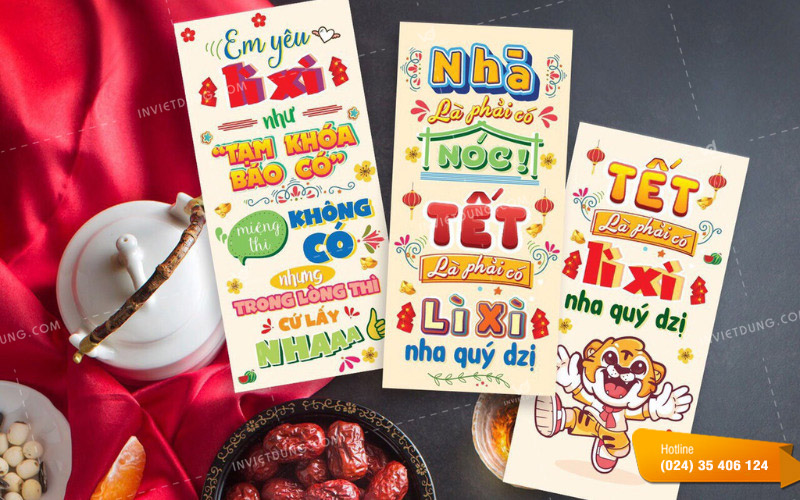 Câu chúc trên bao lì xì dành cho bạn bè, đồng nghiệp