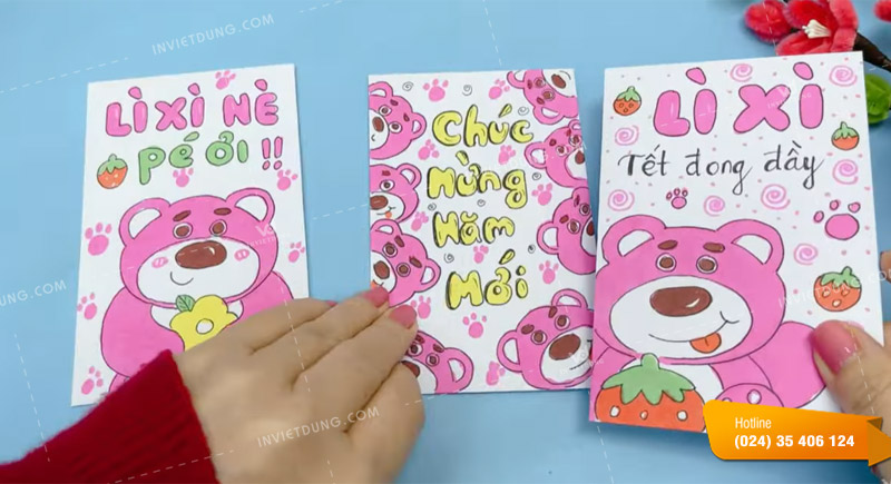 Hướng dẫn 2 cách làm phong bao lì xì bằng giấy A4 có keo