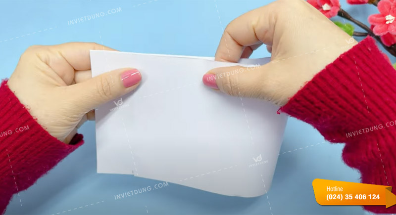 Hướng dẫn 2 cách làm phong bao lì xì bằng giấy A4 có keo