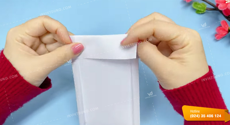 Hướng dẫn 2 cách làm phong bao lì xì bằng giấy A4 có keo