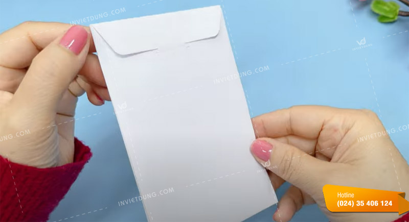 Hướng dẫn 2 cách làm phong bao lì xì bằng giấy A4 có keo