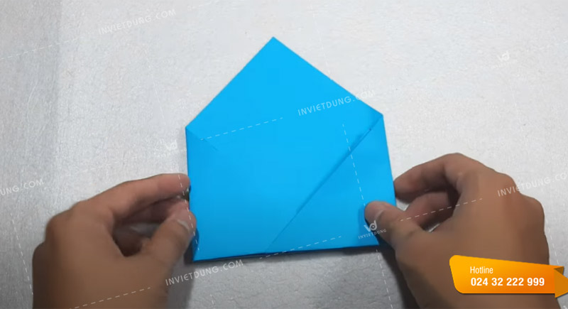 Cách gấp phong bì Origami bằng giấy không cần keo dán đơn giản