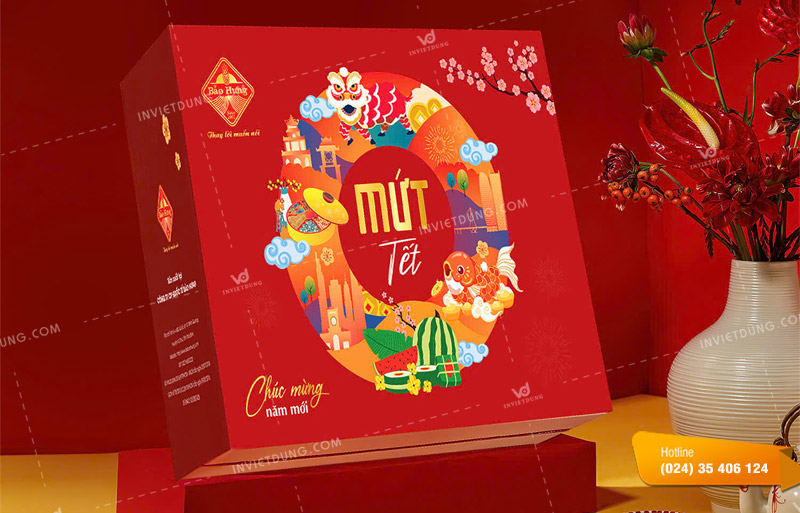 Hộp quà tặng Tết