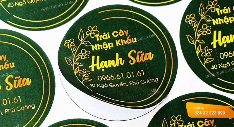 Mẫu tem nhãn nước ép hoa quả nhập khẩu
