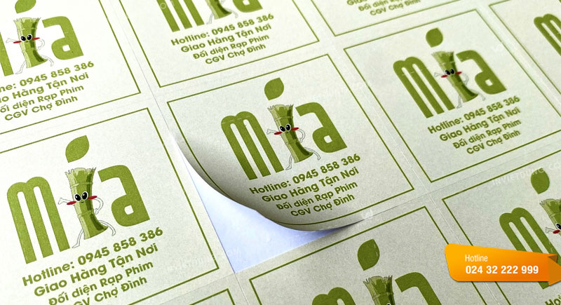 Mẫu tem nhãn nước mía ép