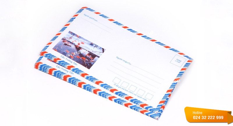 Kích thước chuẩn của phong bì bưu điện