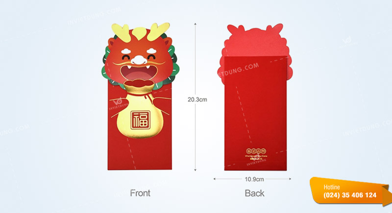 Mẫu bao lì xì 3D
