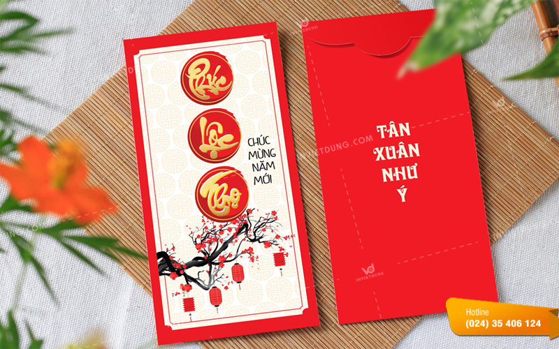 Kỹ thuật gia công ép kim, ép nhũ bao lì xì