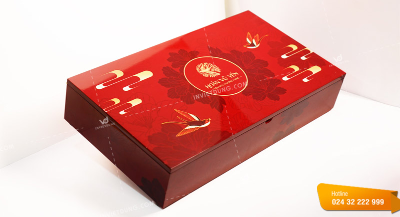 Kỹ thuật gia công ép kim, ép nhũ hộp bánh trung thu