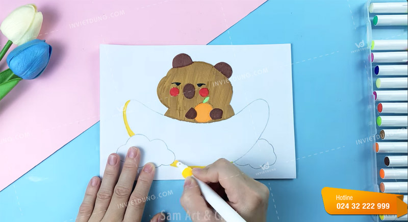 Hướng dẫn cách làm đèn trung thu bằng giấy A4
