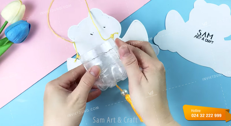 Hướng dẫn cách làm đèn trung thu bằng giấy A4