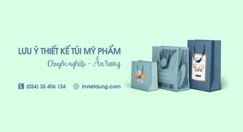 Top 4 lưu ý khi thiết kế túi giấy mỹ phẩm chuyên nghiệp