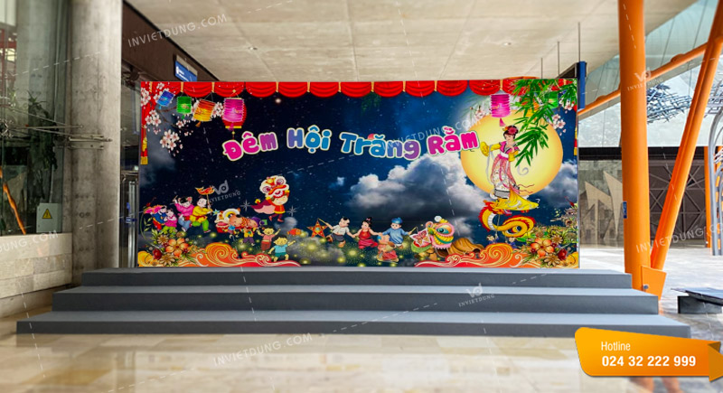 Mẫu backdrop Tết trung thu thiết kế đẹp