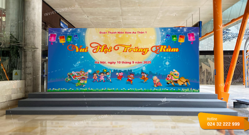Mẫu backdrop Tết trung thu thiết kế đẹp