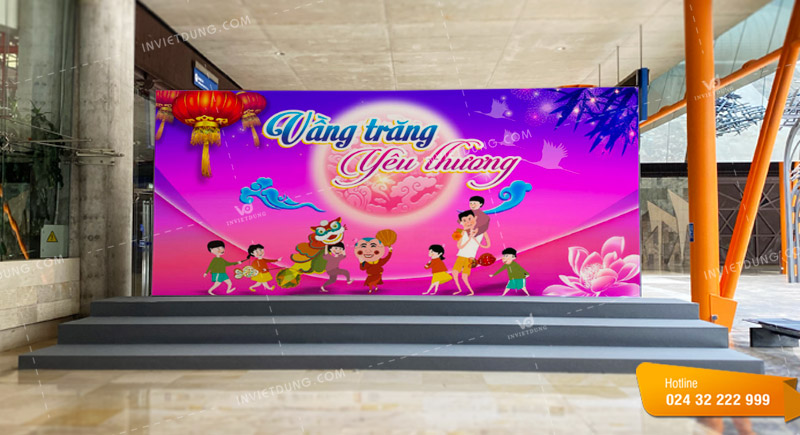 Mẫu backdrop Tết trung thu thiết kế đẹp