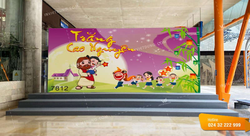 Mẫu backdrop Tết trung thu thiết kế đẹp