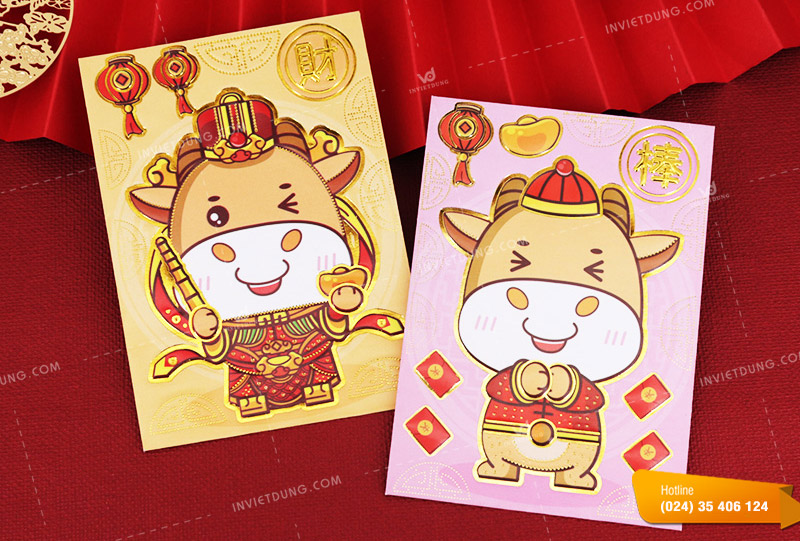 Mẫu bao lì xì 12 con giáp