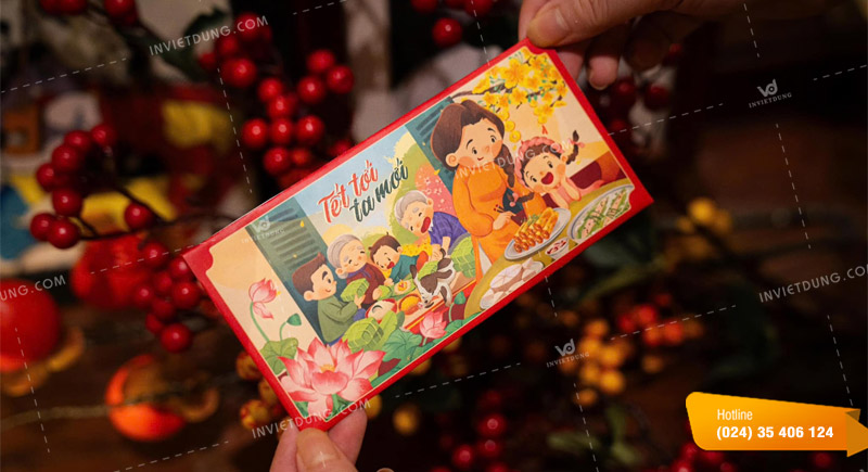 Mẫu bao lì xì Tết 2025 đẹp