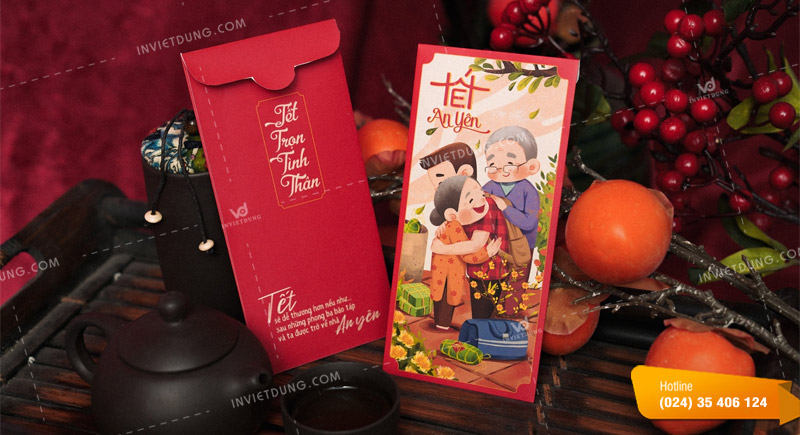 Mẫu bao lì xì Tết 2025 đẹp