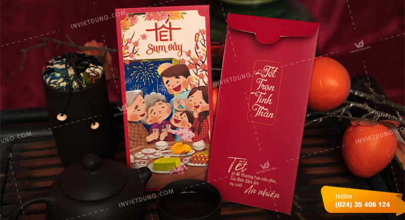 Mẫu bao lì xì Tết 2025 đẹp