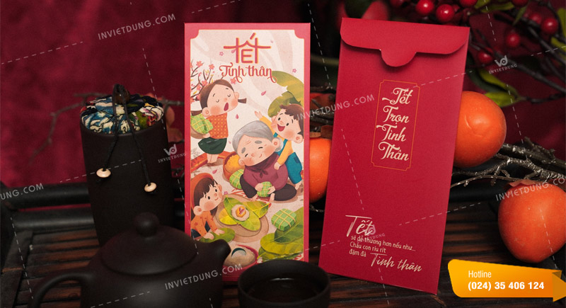 Mẫu bao lì xì Tết 2025 đẹp