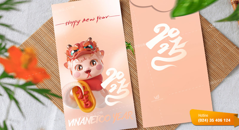 Mẫu bao lì xì Tết 2025 đẹp