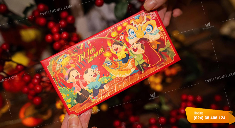 Mẫu bao lì xì Tết 2025 đẹp