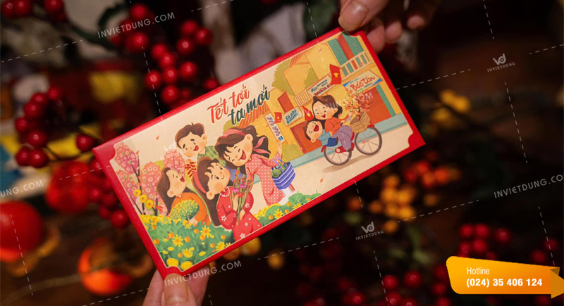 Mẫu bao lì xì Tết 2025 đẹp