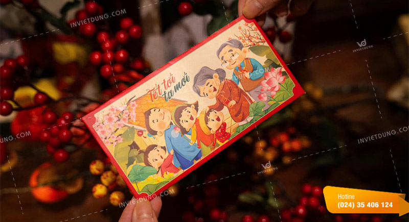 Mẫu bao lì xì Tết 2025 đẹp
