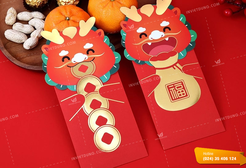 Mẫu bao lì xì 3D