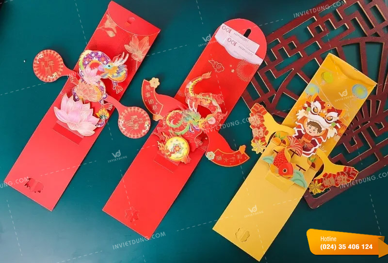 Mẫu bao lì xì 3D