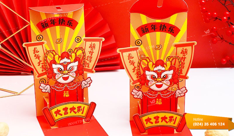 Mẫu bao lì xì 3D