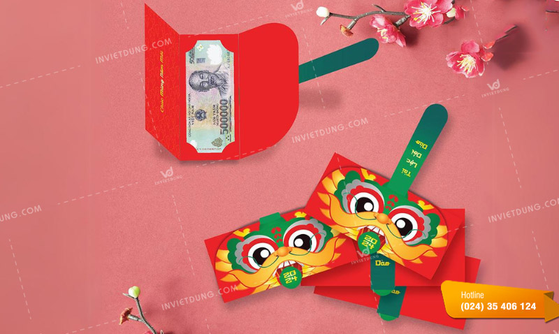 Mẫu bao lì xì 3D