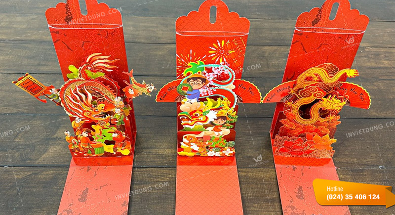 Mẫu bao lì xì 3D