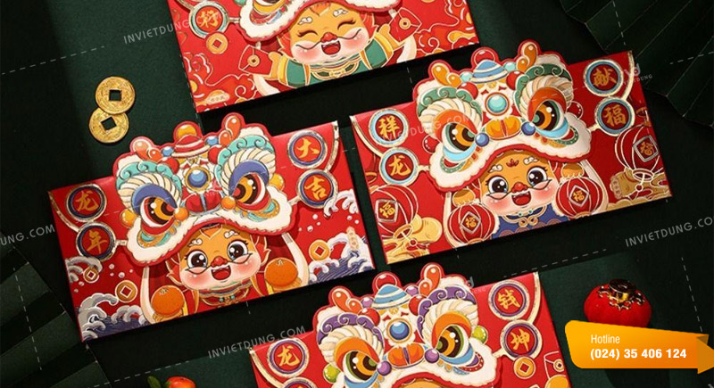 Mẫu bao lì xì 3D