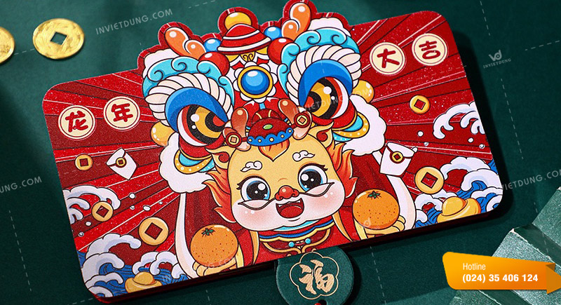 Mẫu bao lì xì 3D