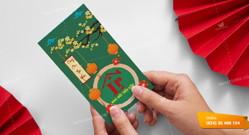 Mẫu bao lì xì bất động sản
