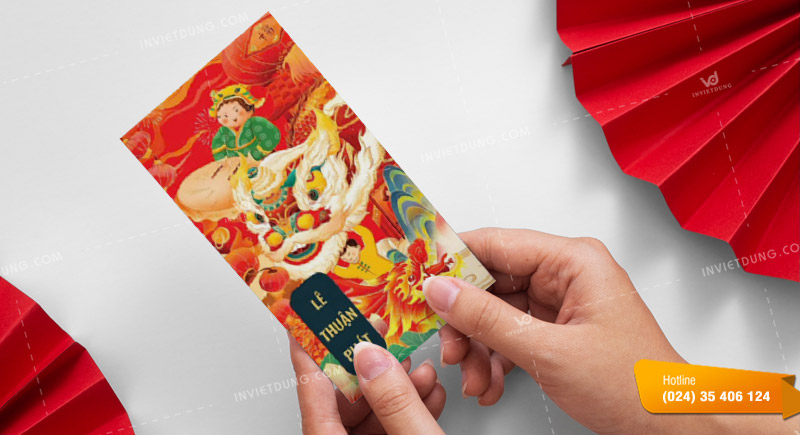 Mẫu bao lì xì bất động sản